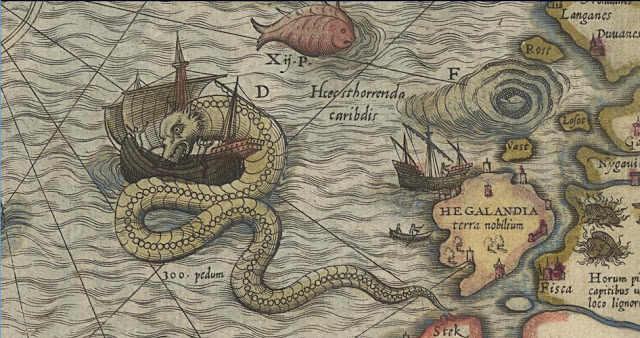 Livro explica como eram criados os monstros nos mapas antigos